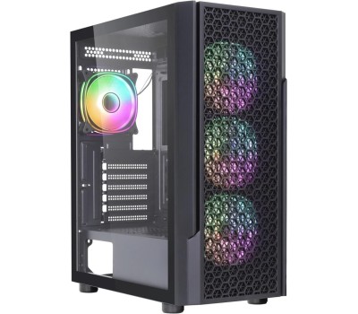 Корпус для ПК ACCORD Корпус 3312 черный без БП ATX 2xUSB2.0 1xUSB3.0 audio bott PSU