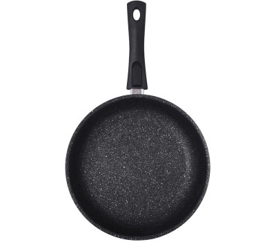 Сковорода KUKMARA Смт26604а а/пр литая 26см съемн/руч стекл/кр Темный мрамор