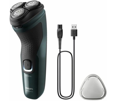 PHILIPS Электробритва X3002/00, зеленый и черный