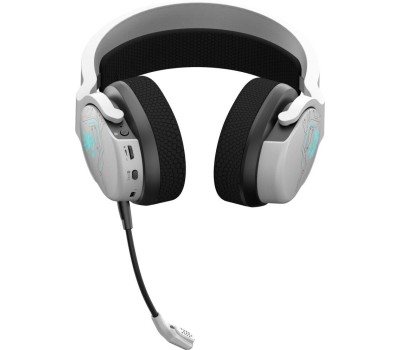 A4TECH Наушники с микрофоном Bloody GR370 белый мониторные BT/Radio/3.5mm оголовье (GR370)