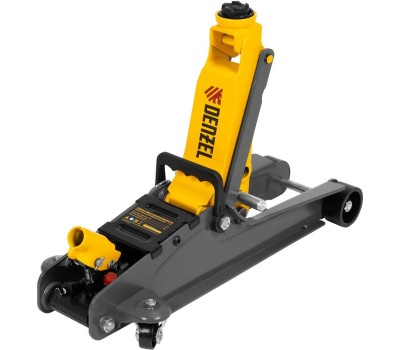 Домкрат гидравлический DENZEL Домкрат гидравлический подкатной с фиксатором, 2,5 т, 85-385 мм 51232