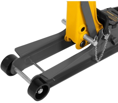 Домкрат гидравлический DENZEL Домкрат гидравлический подкатной с фиксатором, 2,5 т, 85-385 мм 51232