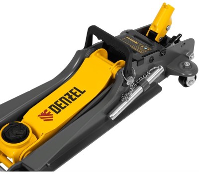 Домкрат гидравлический DENZEL Домкрат гидравлический подкатной с фиксатором, 2,5 т, 85-385 мм 51232