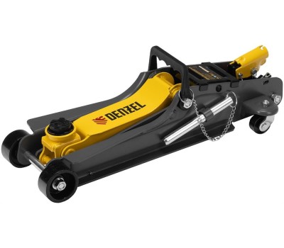 Домкрат гидравлический DENZEL Домкрат гидравлический подкатной с фиксатором, 2,5 т, 85-385 мм 51232