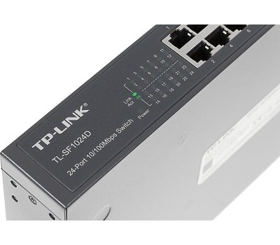 TP-LINK SMB TP-Link TL-SF1024D Коммутатор с 24 портами 10/100 Мбит/с для размещения на столе или в стойке