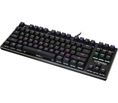 SUNWIND Клавиатура SW-K900G, проводная, USB, механическая, черный [1422332]