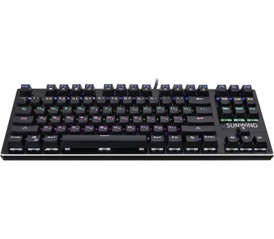 SUNWIND Клавиатура SW-K900G, проводная, USB, механическая, черный [1422332]