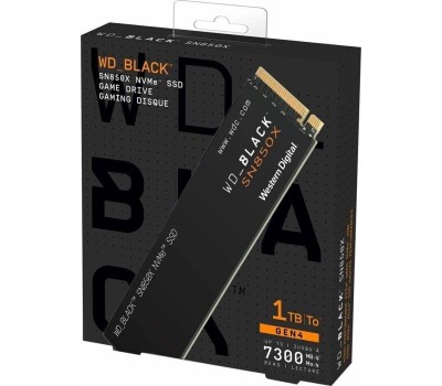 Накопитель SSD WD SSD накопитель Black SN850X S100T2X0E 1ТБ, M.2 2280, PCIe 4.0 x4, NVMe, M.2
