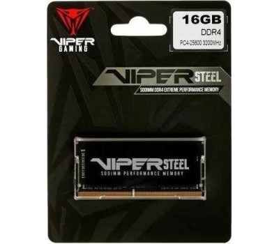 Оперативная память PATRIOT Оперативная память Steel Series PVS416G320C8S DDR4 - 1x 16ГБ 3200МГц, для ноутбуков (SO-DIMM), Ret