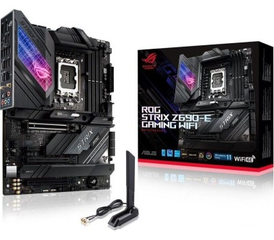Материнская плата ASUS Материнская плата ROG STRIX Z690-E GAMING WIFI, Socket LGA 1700, Intel Z690, ATX, Ret