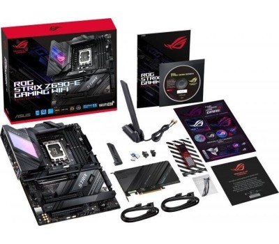 Материнская плата ASUS Материнская плата ROG STRIX Z690-E GAMING WIFI, Socket LGA 1700, Intel Z690, ATX, Ret