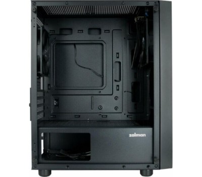 Корпус для ПК ZALMAN Корпус MiniTower T3 PLUS черный (mATX, без БП, 2xUSB2.0+USB3.0, 2x120mm ) ( T3 PLUS)
