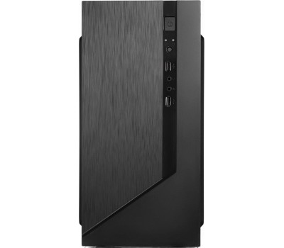 FOXLINE Корпус MiniTower Forza FZ-015 450W черный (mATX, 450W, 2xUSB2.0, no fan) (FZ-015-SX450R)