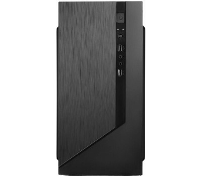 FOXLINE Корпус MiniTower Forza FZ-015 450W черный (mATX, 450W, 2xUSB2.0, no fan) (FZ-015-SX450R)