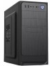 FOXLINE Корпус MiniTower Forza FZ-015 450W черный (mATX, 450W, 2xUSB2.0, no fan) (FZ-015-SX450R)