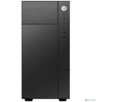 FOXLINE Корпус MiniTower Forza FZ-015 450W черный (mATX, 450W, 2xUSB2.0, no fan) (FZ-015-SX450R)