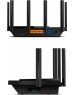 TP-LINK Wi-Fi роутер Archer AX72, Wi-Fi 6, AX5400, 2.4/5ГГц, 4 LAN, черный