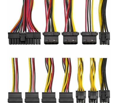 Exegate EX237312RUS Серверный БП 600W <ServerPRO-RM-1U-600ADS> APFC,,универсальный для 1U, 24pin/2x(4+4)pin, 5xSATA,4xIDE