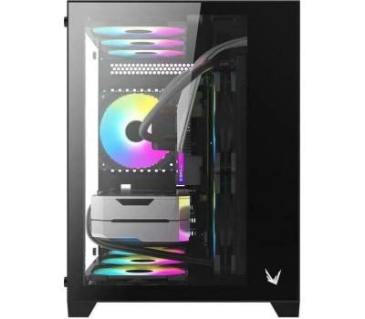 Корпус для ПК FORMULA Корпус mATX Crystal Z5 TG, Mini-Tower, без БП, белый [crystal z5 tg white]