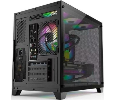 Корпус для ПК FORMULA Корпус mATX Crystal Z5 TG, Mini-Tower, без БП, белый [crystal z5 tg white]