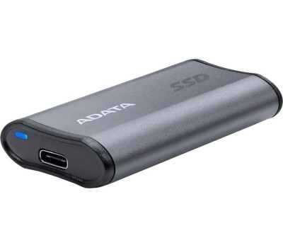 Внешний диск SSD A-DATA 500ГБ Внешний диск SSD SE880, USB-C, запись - 2000МБ/с, чтение - 2000МБ/с, серый [aeli-se880-500gcgy]