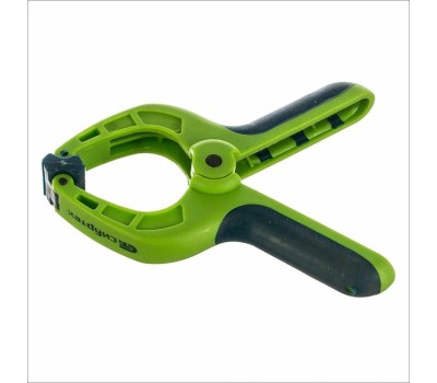 Струбцина СИБРТЕХ Струбцина клещеобразная 1-1/4, пластиковый корпус, двухкомпонентные рукоятки, усиленная пружина, 33 мм 20782