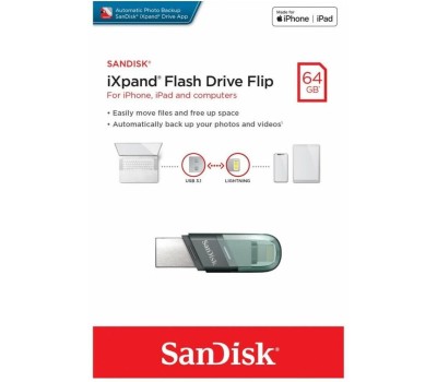 SANDISK BY WESTERN DIGITAL Флэш-накопитель USB3 64GB SDIX90N-064G-GN6NN SANDISK