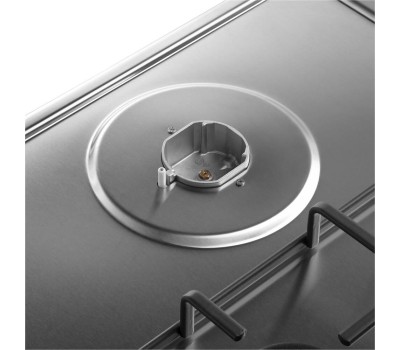 Варочная панель газовая MAUNFELD Газовая варочная панель EGHS.43.3STS-ES, 3 конфорки, нержавеющая сталь, серебристый