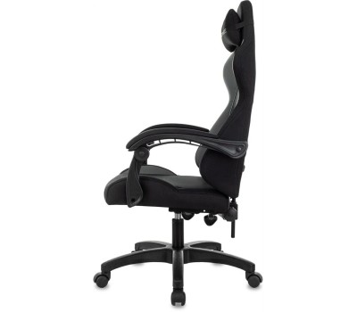 Кресло компьютерное игровое ZOMBIE Кресло игровое Void, ткань, до 120кг, шарнирные подлокотники, черный/серый