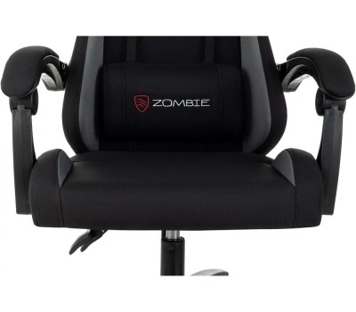 Кресло компьютерное игровое ZOMBIE Кресло игровое Void, ткань, до 120кг, шарнирные подлокотники, черный/серый