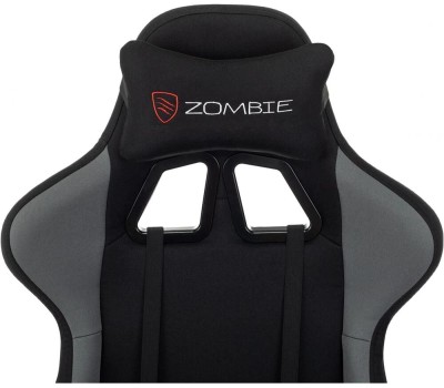Кресло компьютерное игровое ZOMBIE Кресло игровое Void, ткань, до 120кг, шарнирные подлокотники, черный/серый