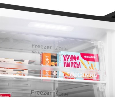 Морозильник MAUNFELD Морозильная камера MFFR185SB, черная сталь [ка-00013701]