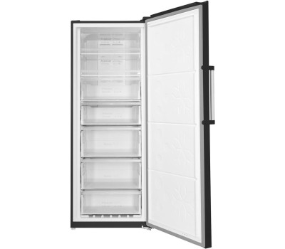 Морозильник MAUNFELD Морозильная камера MFFR185SB, черная сталь [ка-00013701]