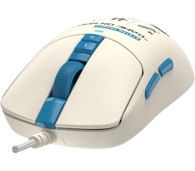 A4TECH Мышь проводная Bloody W72 Ultra Pixels Blue, игровая, оптическая, 20000dpi, рисунок и бежевый