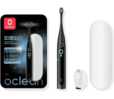 Зубная щетка электрическая OCLEAN Электрическая зубная щетка Комплект Детская X Kids Set (Чёрный) (N1801)