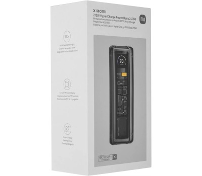 Аккумулятор внешний XIAOMI Внешний аккумулятор 212W HyperCharge Power Bank 25000mAh GL