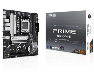 Материнская плата ASUS Материнская плата PRIME B850M-K AM5 mATX 2xDDR5 2xPCIEx16 2xM.2 DP HDMI 2.5GLAN