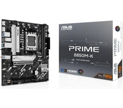 Материнская плата ASUS Материнская плата PRIME B850M-K AM5 mATX 2xDDR5 2xPCIEx16 2xM.2 DP HDMI 2.5GLAN