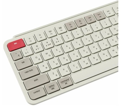 Keychron B6 Pro, 109 клавиш, ножничные переключатели, цвет Retro Red