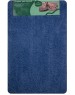 САНАКС - Коврик в ванную СТАНДАРТ, одинарный, синий, 50 х 80 см, 100%, ворс 18 мм 00424