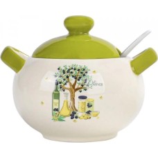 Горшочек для сыпучих продуктов с ложкой BACKMAN BM-0613-02 Grace