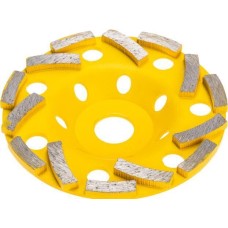 Чашка алмазная KRANZ (KR-90-0258) Чашка алмазная шлифовальная, Турбо-сегмент, 125х22,2мм