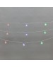 Гирлянда NEON-NIGHT (304-024) Гирлянда светодиодная Снежинки большие 5м, 20LED, IP20, прозрачный провод, свечение мульти (RG/RB), мигание, 230В