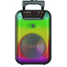 Музыкальный центр HYUNDAI H-MC1292, 18Вт, с караоке, с микрофоном, Bluetooth, FM, USB, micro SD, черный,