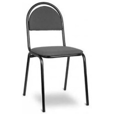 Стул посетительский OLSS СМ-7 ткань цвет темно-серый В-40/черная порошковая краска