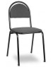 Стул посетительский OLSS СМ-7 ткань цвет темно-серый В-40/черная порошковая краска