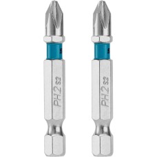 Набор бит GROSS Бита PH2х50мм, сталь S2, шестигр., 2 шт.//