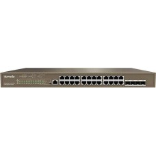 TENDA Коммутатор 24PORT 1000M POE 4SFP TEG5328P-24-410W