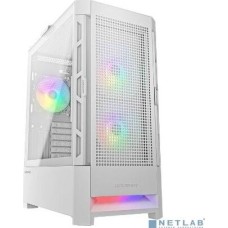 Cougar Airface RGB White, 2х140мм + 1x120mm ARGB Fan, ARGB Fan Hub, без БП, белый, ATX