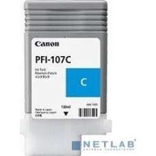 Canon PFI-107C 6706B001 ( 6706B003 ) Картридж для iPF680/685/770/780/785, Голубой, 130ml